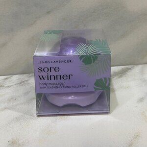 Lemon Lavender Sore Winner Body Massager with Tension-Erasing Roller Ball